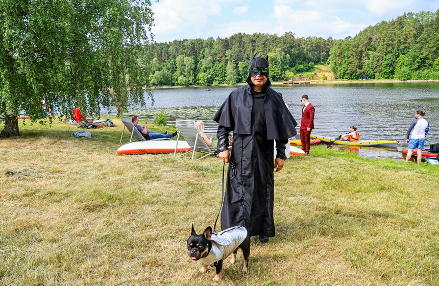 Костюмированная сап-регата прошла в Серебряном Бору 6 фото