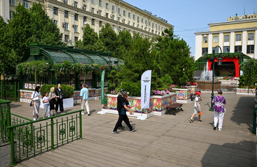 Новые площадки фестиваля "Сады и цветы" открылись в Москве 13 фото