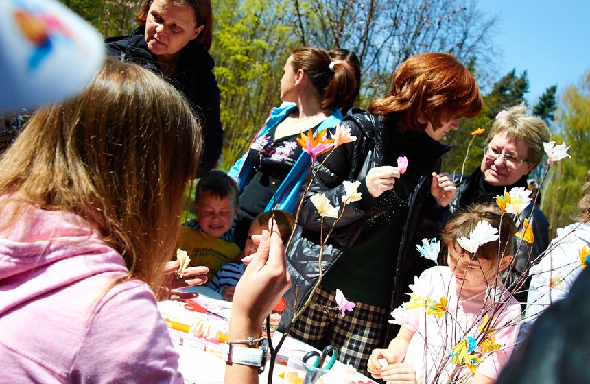 В Бирюлевском дендропарке расцвела сакура 10 фото