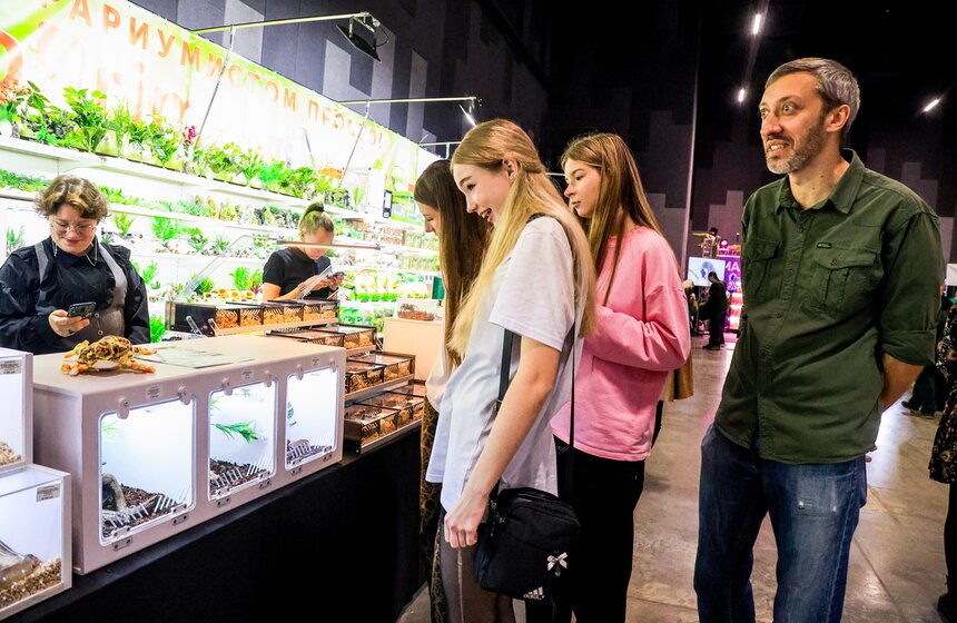 В Москве прошла выставка-продажа террариумных животных и оборудования "Рептилиум" 1 фото