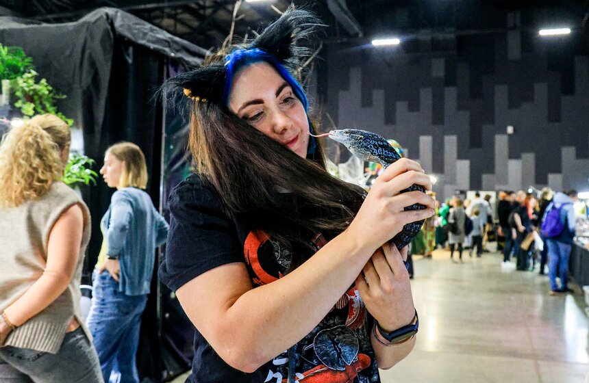 В Москве прошла выставка-продажа террариумных животных и оборудования "Рептилиум" 7 фото