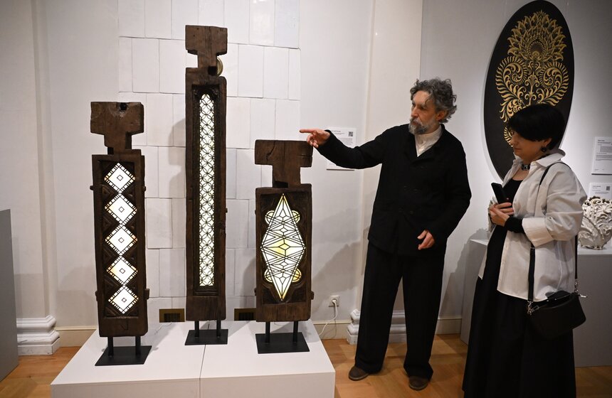 Выставка "Трын*Трава. Современный русский стиль" проходит в Москве 14 фото