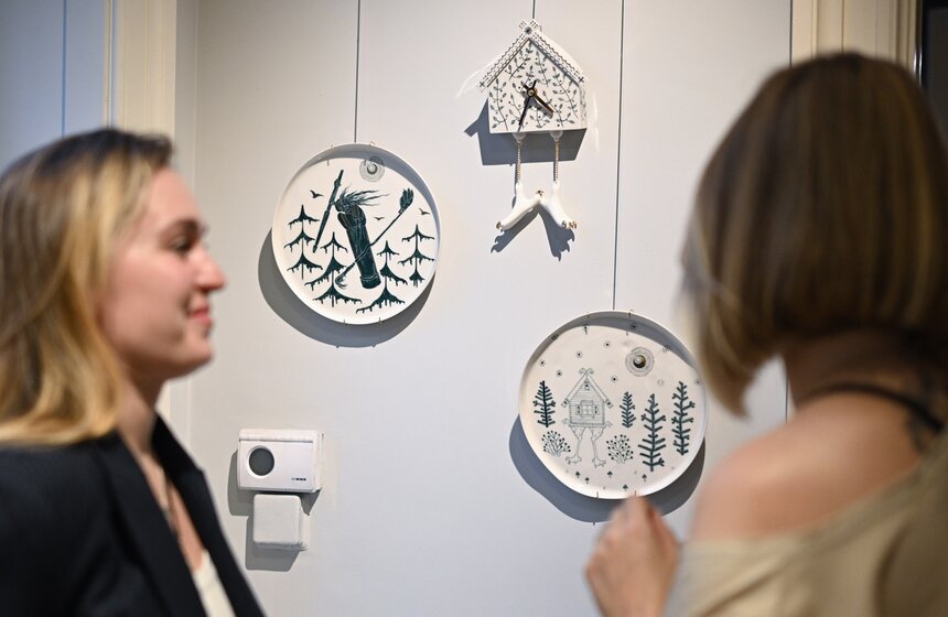 Выставка "Трын*Трава. Современный русский стиль" проходит в Москве 17 фото