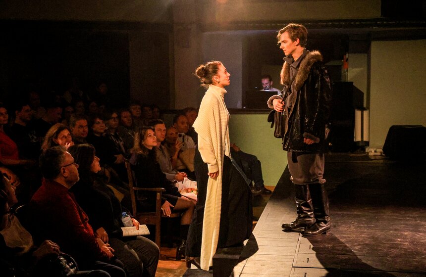 Версию мюзикла "Курс Норд-Ост" представили в учебном театре ГИТИСа 29 фото