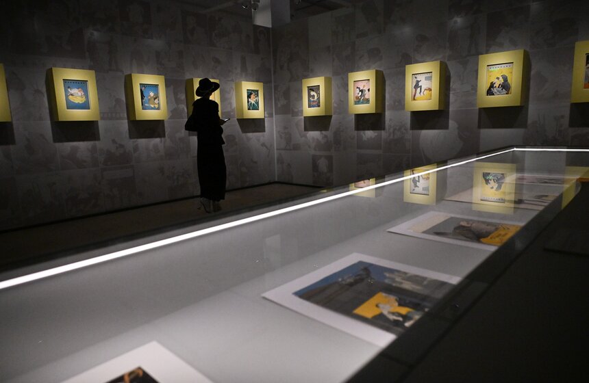 Выставка "Кукрыниксы" к 100-летию союза художников открылась в "Манеже" 18 фото