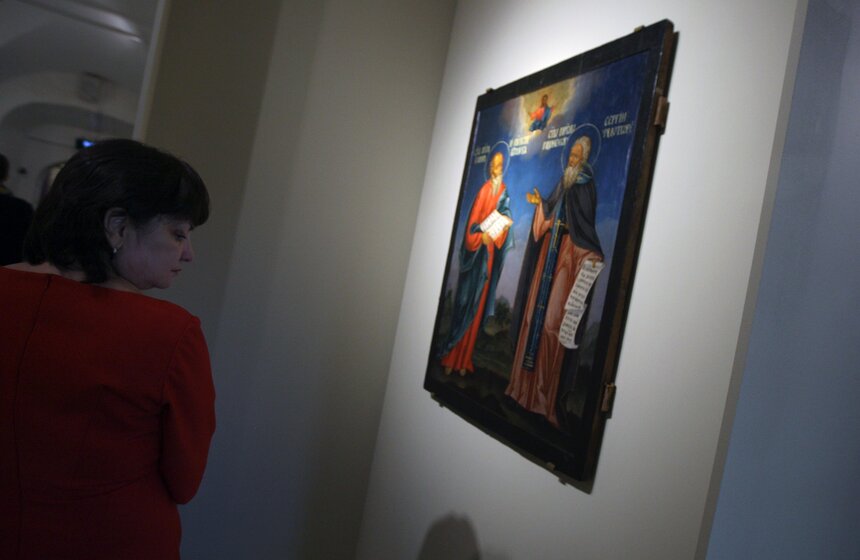 Выставка "Преподобный Сергий Радонежский" в "Коломенском" 9 фото