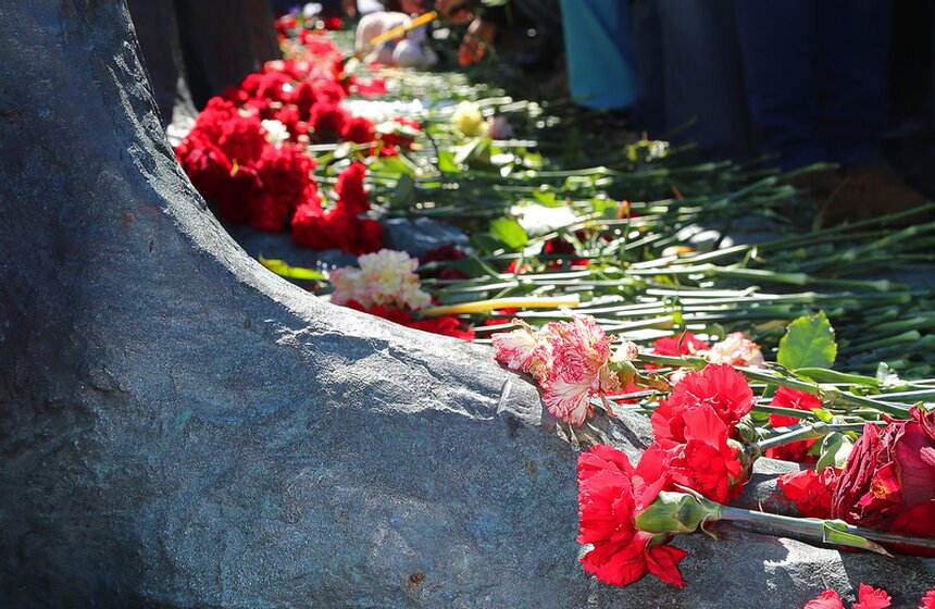 На Поклонной горе прошел мемориальный митинг 10 фото