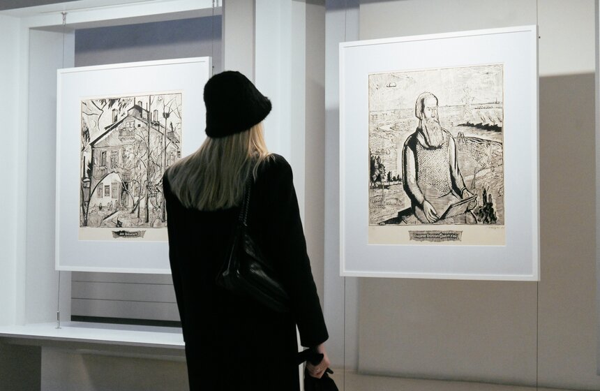 Выставка живописи "Русь литературная" проходит в "Манеже" 14 фото