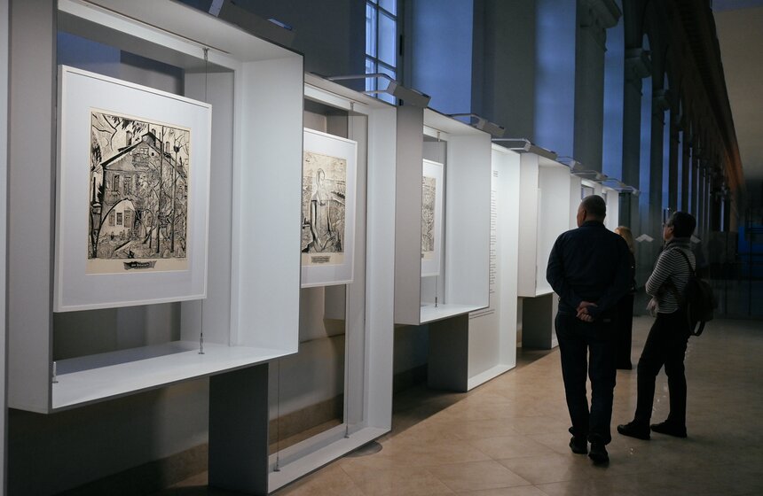 Выставка живописи "Русь литературная" проходит в "Манеже" 5 фото