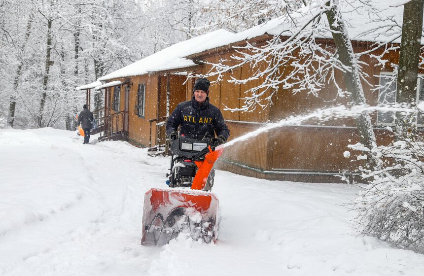 Снегопад накрыл Москву 31 декабря 20 фото