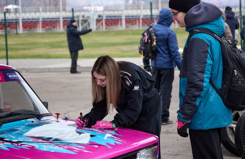 Зимний кубок Российской дрифт серии прошел в Москве 6 фото