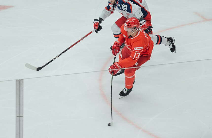 "Спартак" обыграл ЦСКА в матче КХЛ 18 фото