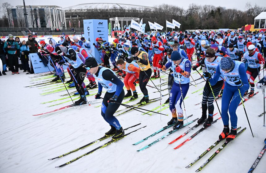 В "Лужниках" прошли лыжные соревнования TOPSKI FAMILY 14 фото