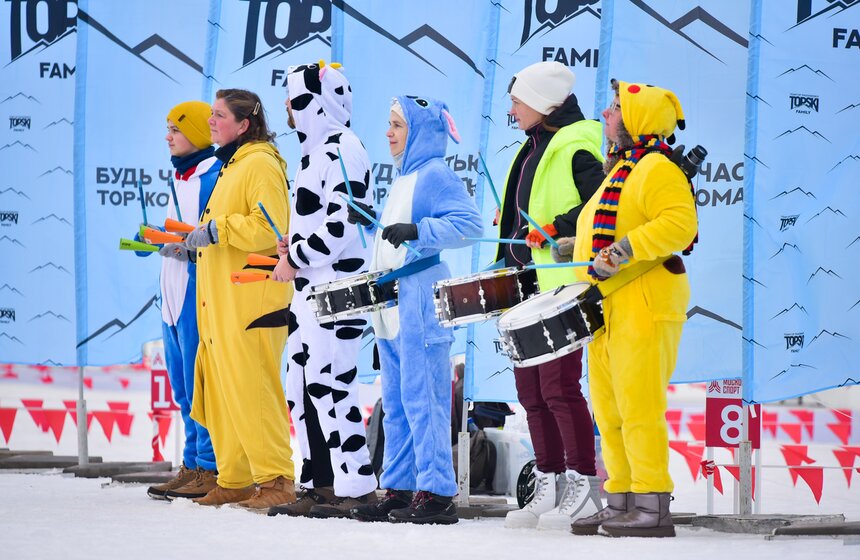 В "Лужниках" прошли лыжные соревнования TOPSKI FAMILY 13 фото