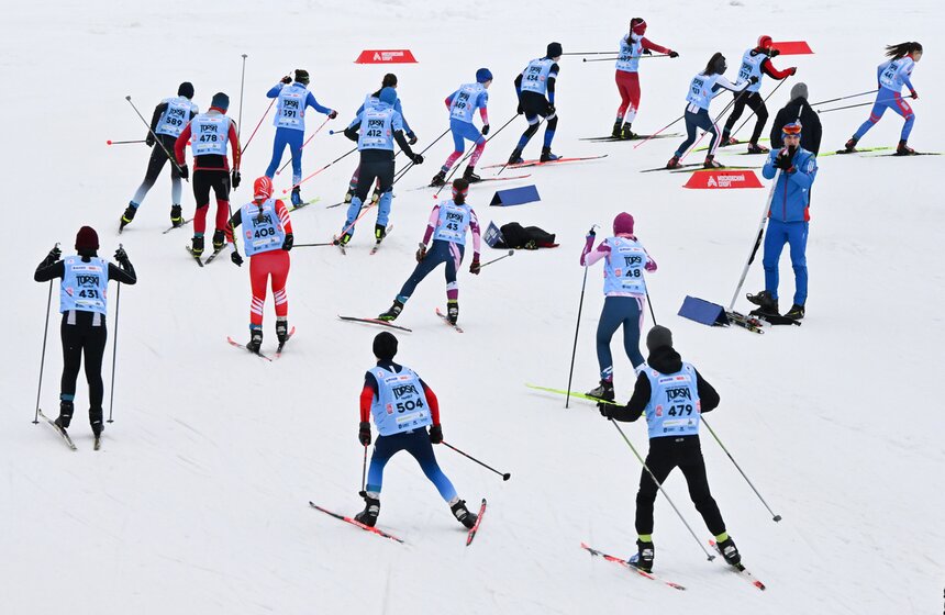 В "Лужниках" прошли лыжные соревнования TOPSKI FAMILY 6 фото