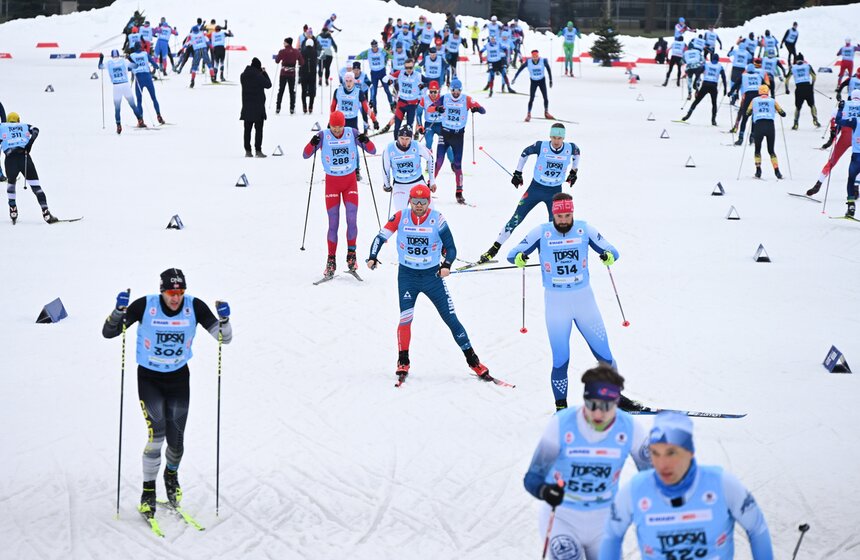 В "Лужниках" прошли лыжные соревнования TOPSKI FAMILY 17 фото