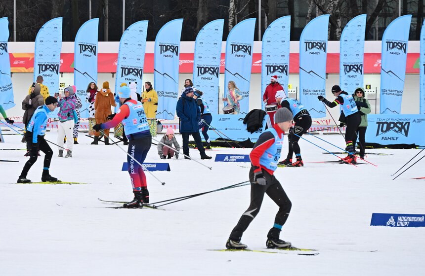 В "Лужниках" прошли лыжные соревнования TOPSKI FAMILY 21 фото