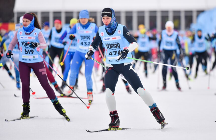 В "Лужниках" прошли лыжные соревнования TOPSKI FAMILY 9 фото