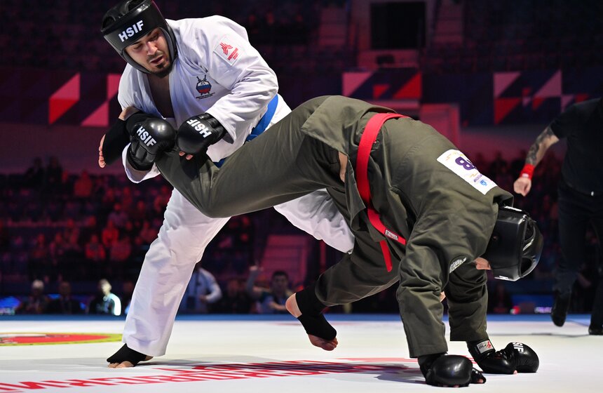 Чемпионат мира по рукопашному бою в абсолютной весовой категории прошел в Москве 20 фото