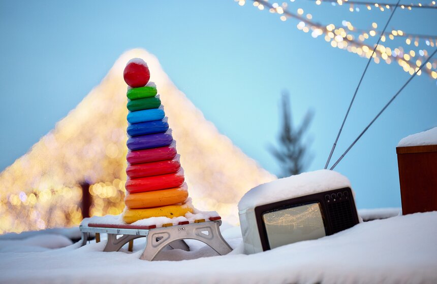 Зимняя культурная программа стартовала в кинопарке "Москино" 25 фото