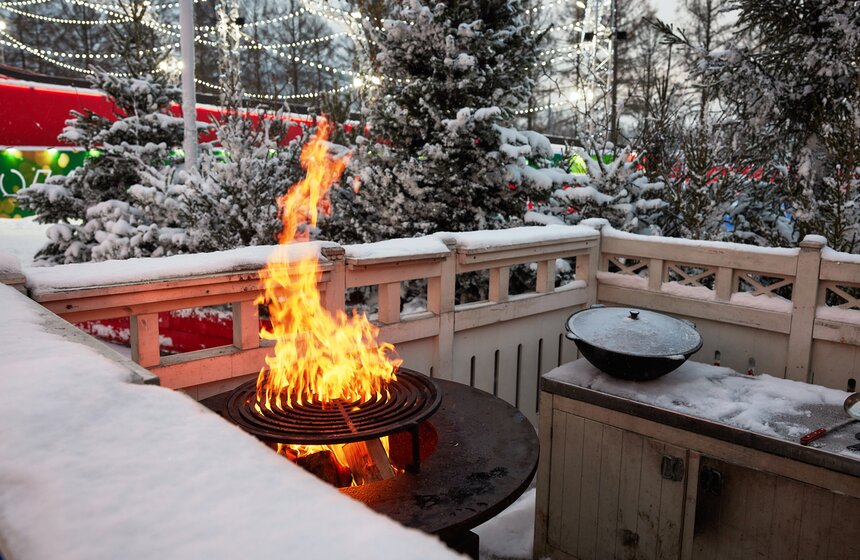 Зимняя культурная программа стартовала в кинопарке "Москино" 20 фото