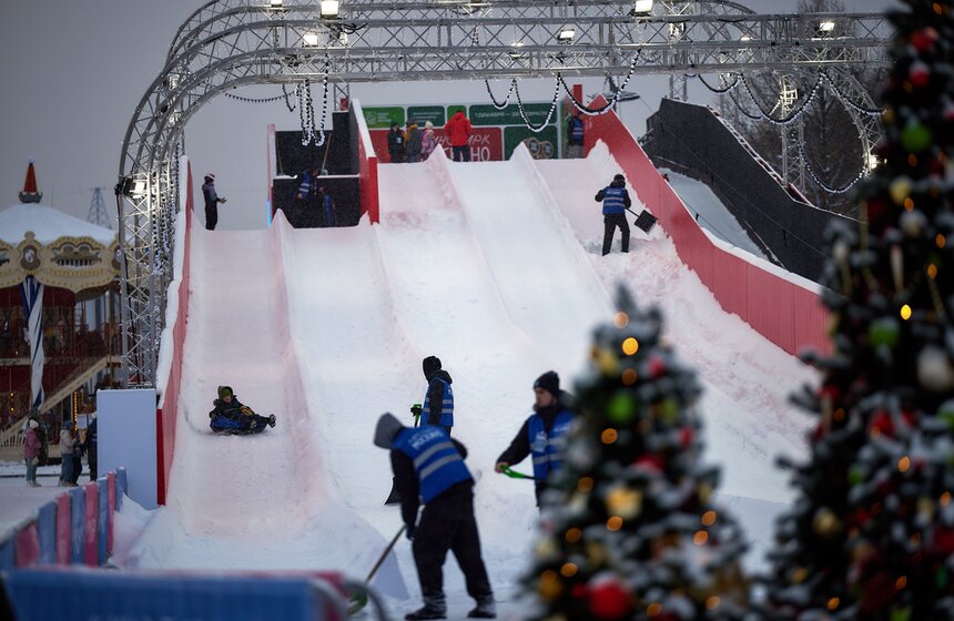 Зимняя культурная программа стартовала в кинопарке "Москино" 12 фото