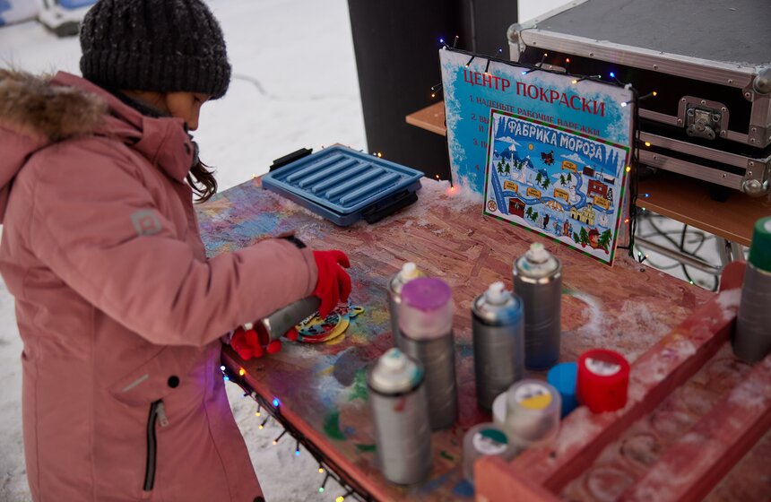 Зимняя культурная программа стартовала в кинопарке "Москино" 6 фото