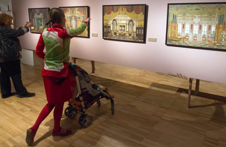 В Третьяковке открылась выставка работ Александра Головина 7 фото