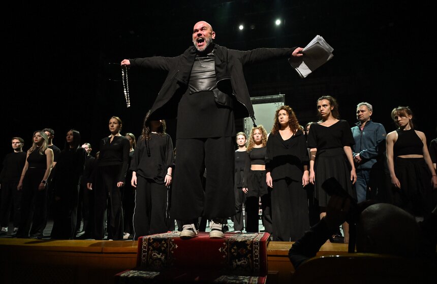 Открытая репетиция спектакля "Роман" прошла в Театре Российской армии 16 фото