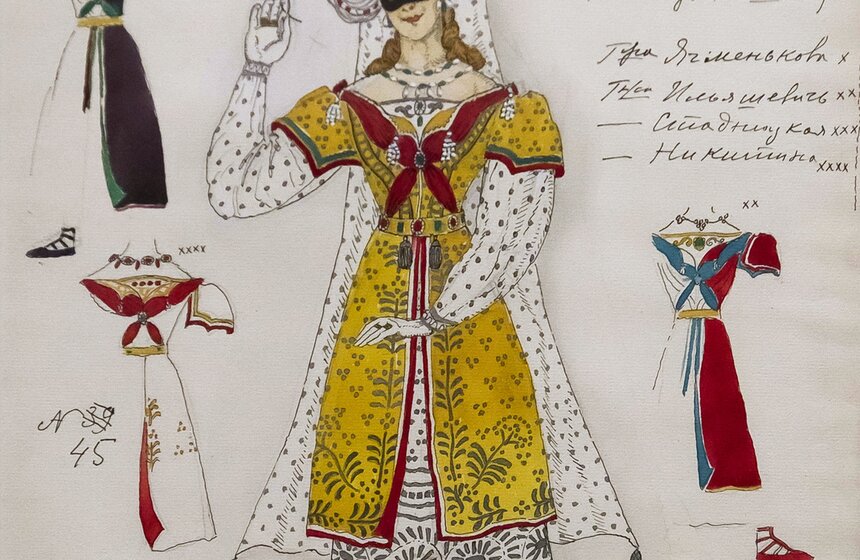 В Третьяковке открылась выставка работ Александра Головина 18 фото