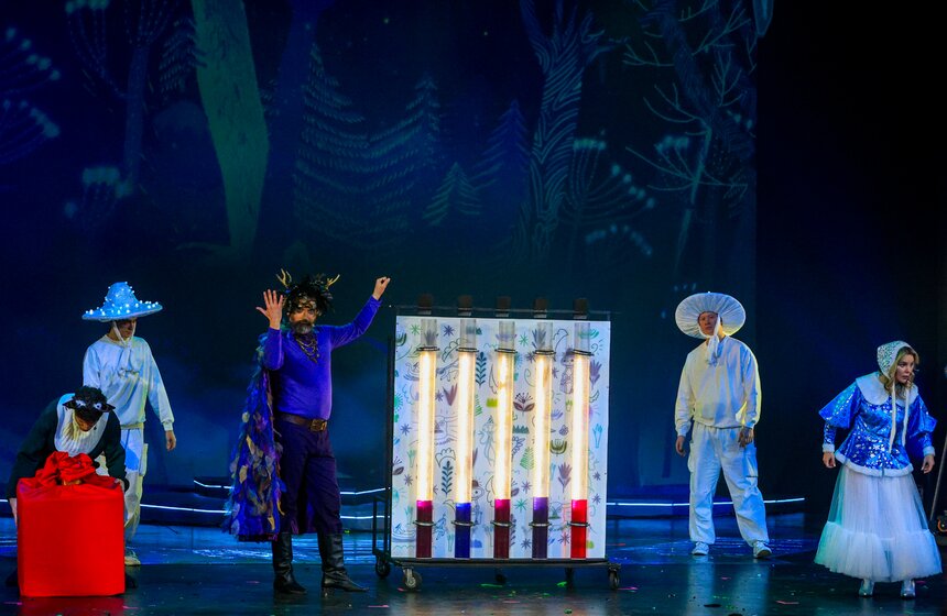 Шоу "Квант волшебства" прошло в рамках научной елки Wow! How? 10 фото