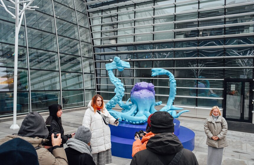 Новые экспонаты появились на фестивале "Здесь и сейчас" в центре "Сколково" 9 фото