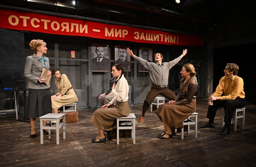 Состоялся пресс-показ премьерного спектакля "Завтра была война" по повести Васильева 15 фото