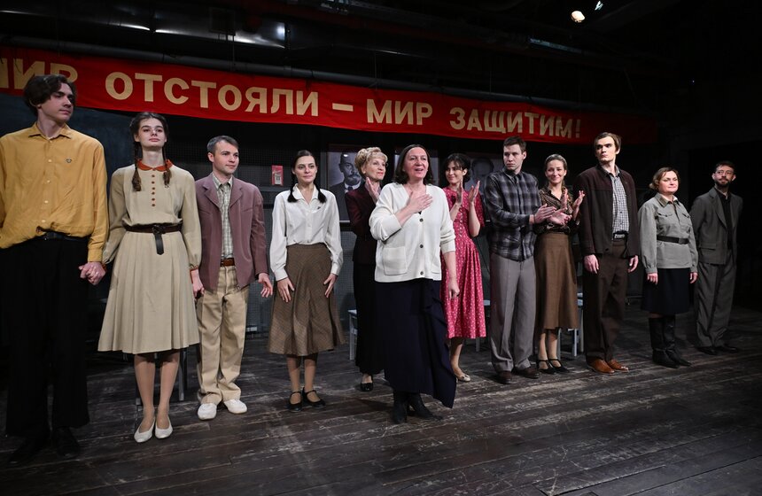 Состоялся пресс-показ премьерного спектакля "Завтра была война" по повести Васильева 25 фото