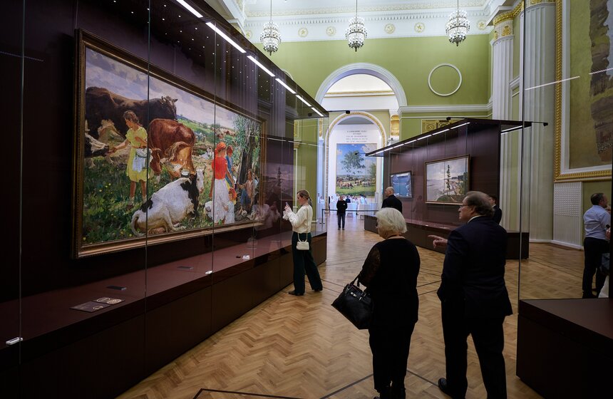 Выставка Третьяковской галереи открылась на ВДНХ 6 фото