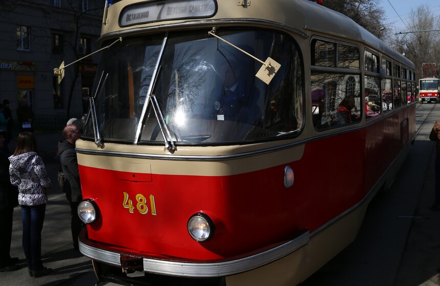 В Москве прошел парад трамваев 5 фото