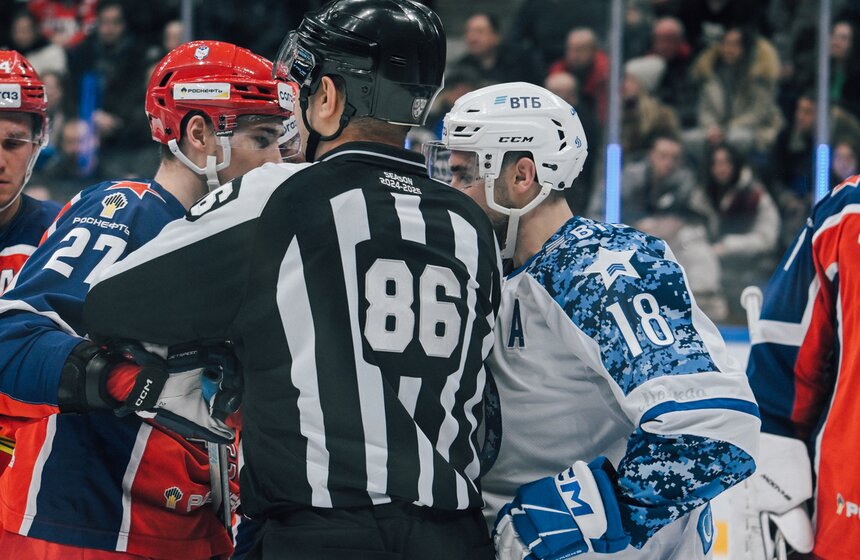 ЦСКА обыграл "Динамо" в матче КХЛ 25 фото