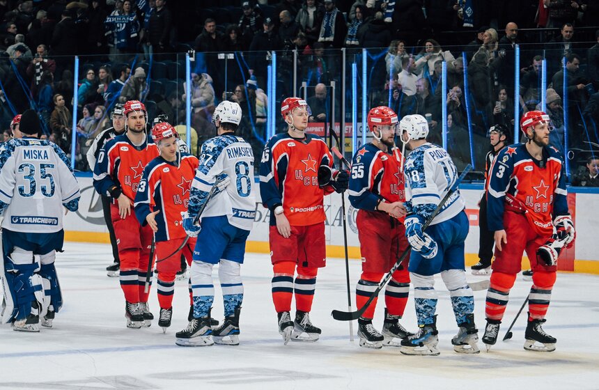 ЦСКА обыграл "Динамо" в матче КХЛ 28 фото