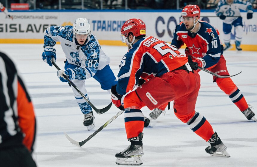 ЦСКА обыграл "Динамо" в матче КХЛ 15 фото
