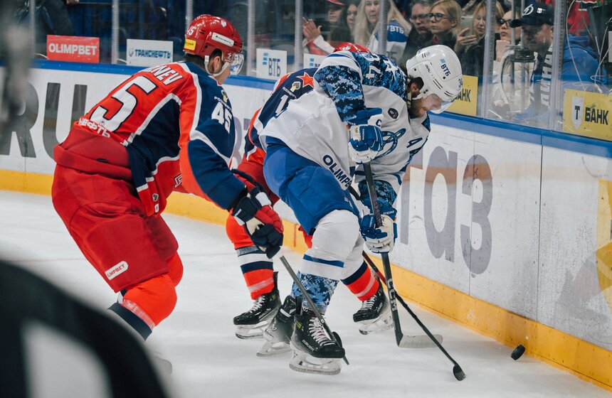 ЦСКА обыграл "Динамо" в матче КХЛ 9 фото