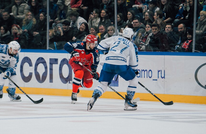 ЦСКА обыграл "Динамо" в матче КХЛ 6 фото