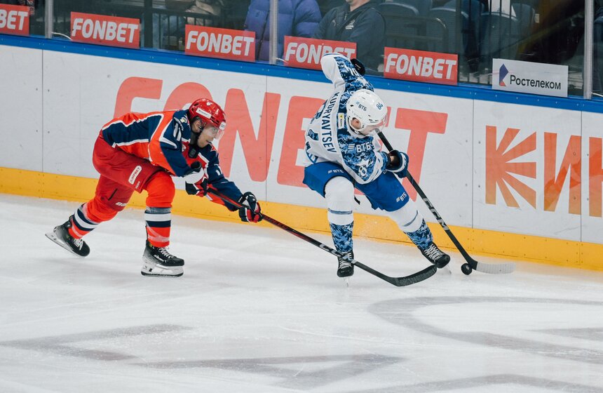 ЦСКА обыграл "Динамо" в матче КХЛ 13 фото