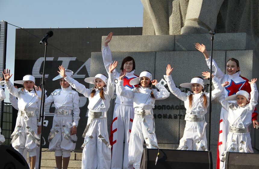 В Москве прошла молодежная акция "Стань первым!" 27 фото