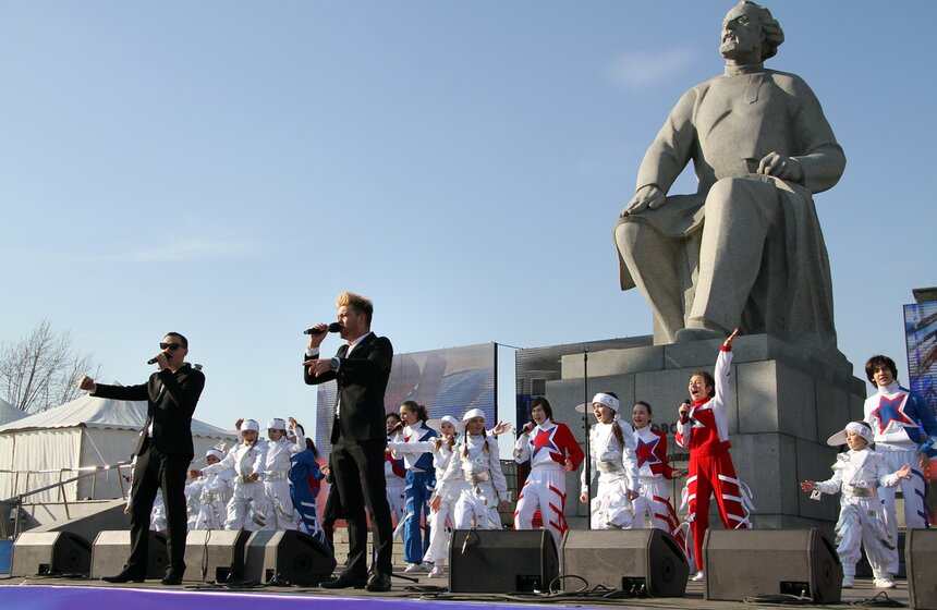 В Москве прошла молодежная акция "Стань первым!" 26 фото
