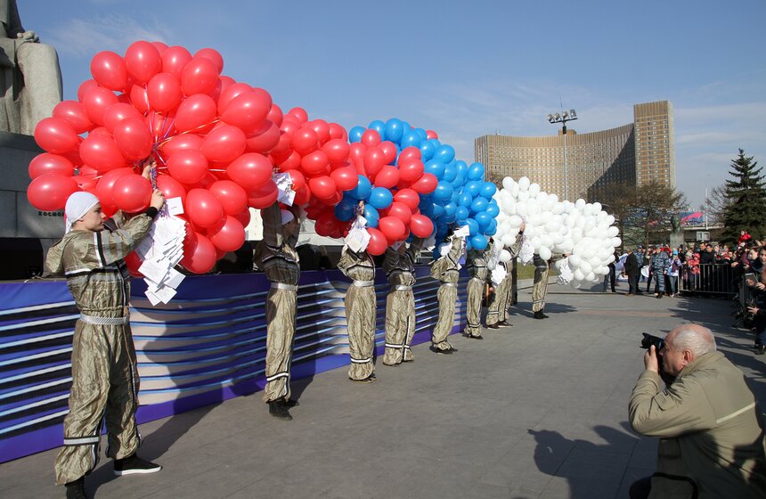 В Москве прошла молодежная акция "Стань первым!" 22 фото