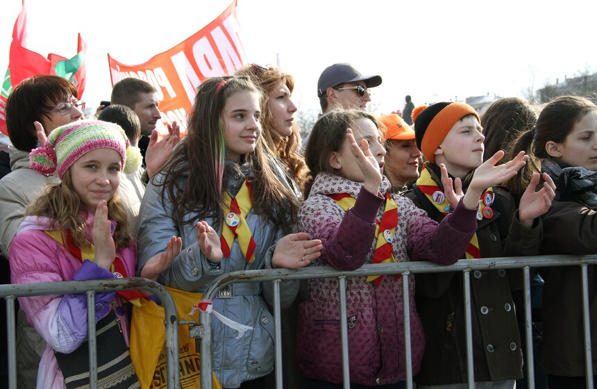 В Москве прошла молодежная акция "Стань первым!" 10 фото