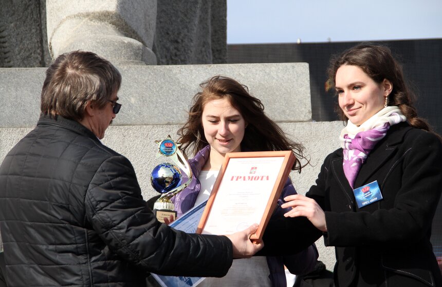 В Москве прошла молодежная акция "Стань первым!" 13 фото