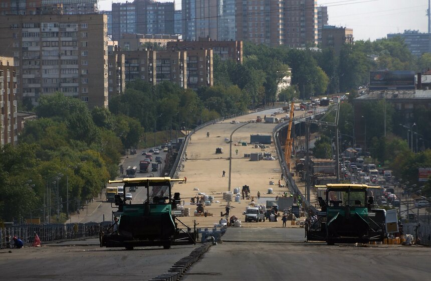 Мэр Москвы открыл движение по новой развязке Можайского шоссе 5 фото