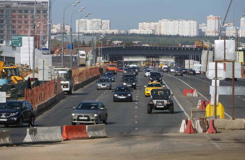 Мэр Москвы открыл движение по новой развязке Можайского шоссе 3 фото