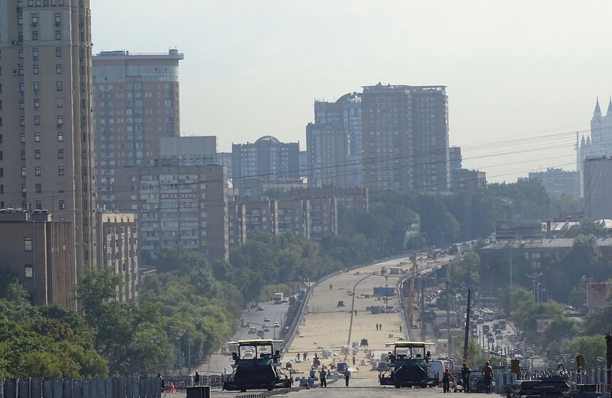 Мэр Москвы открыл движение по новой развязке Можайского шоссе 7 фото